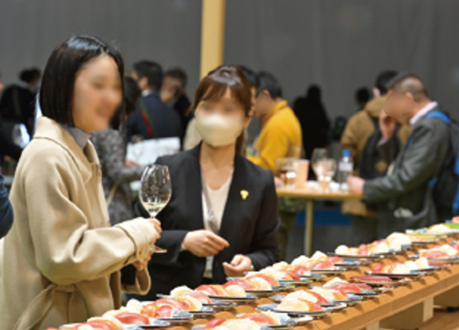 田崎真也氏監修、日本食とのマリアージュをメインとしたフードコートイベント